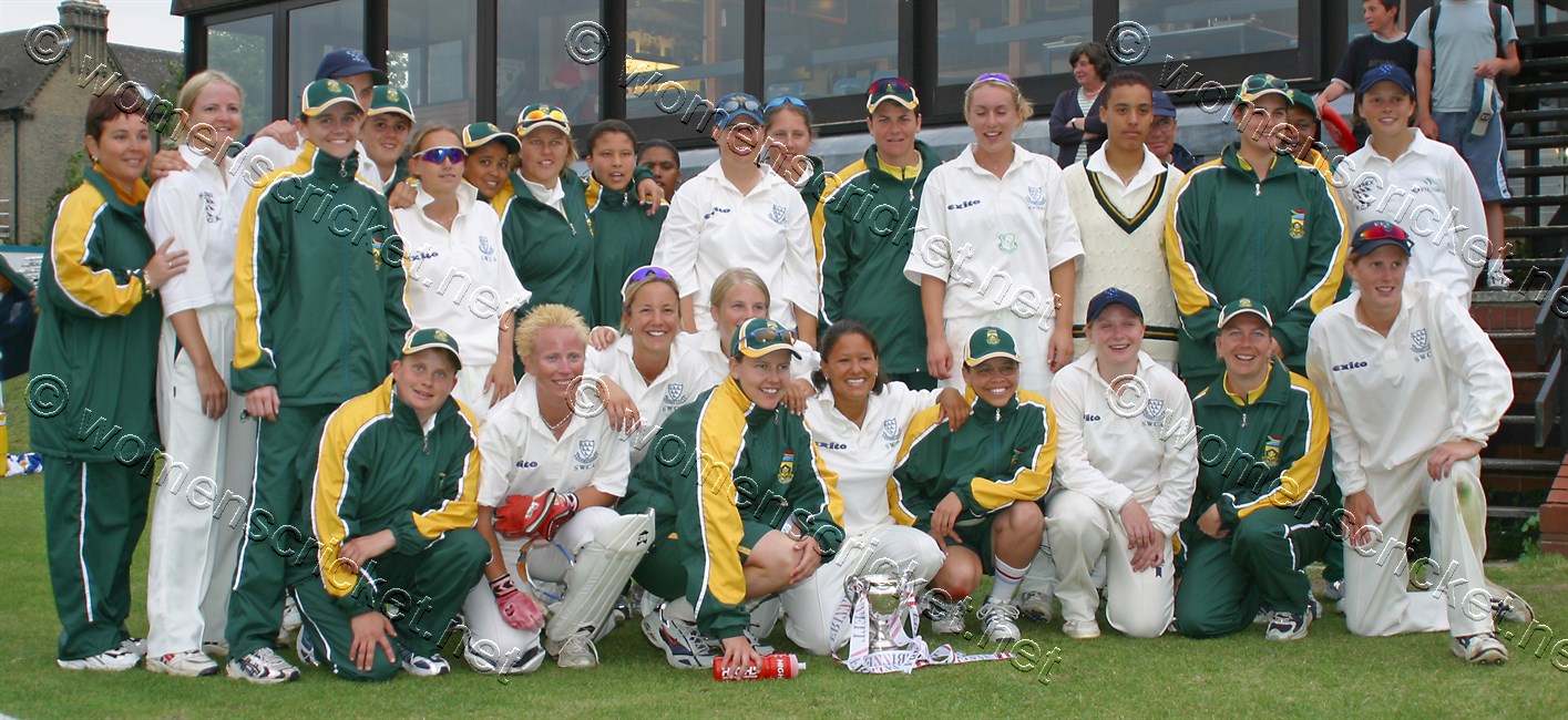 [South Africa and Sussex Teams, Fenners, 2003]  Don Miles
