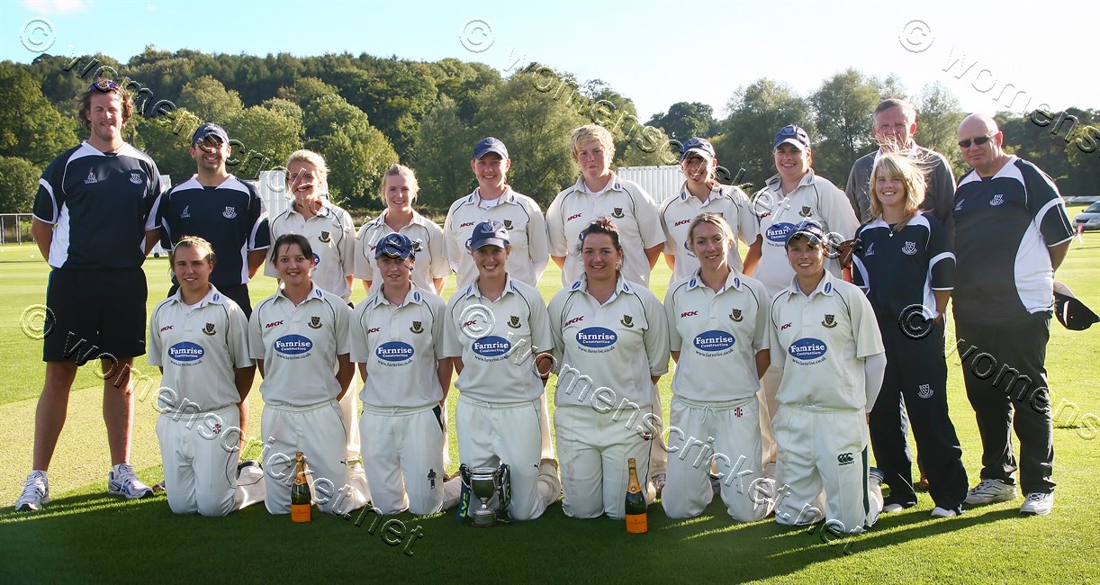 [Sussex Women's Team, County Champions 2010]  Don Miles