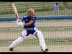 Danni Hazell gets a 'net'