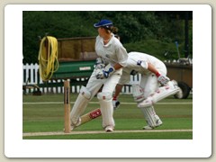 2006, Sussex, achieving a run our during a County Championship match